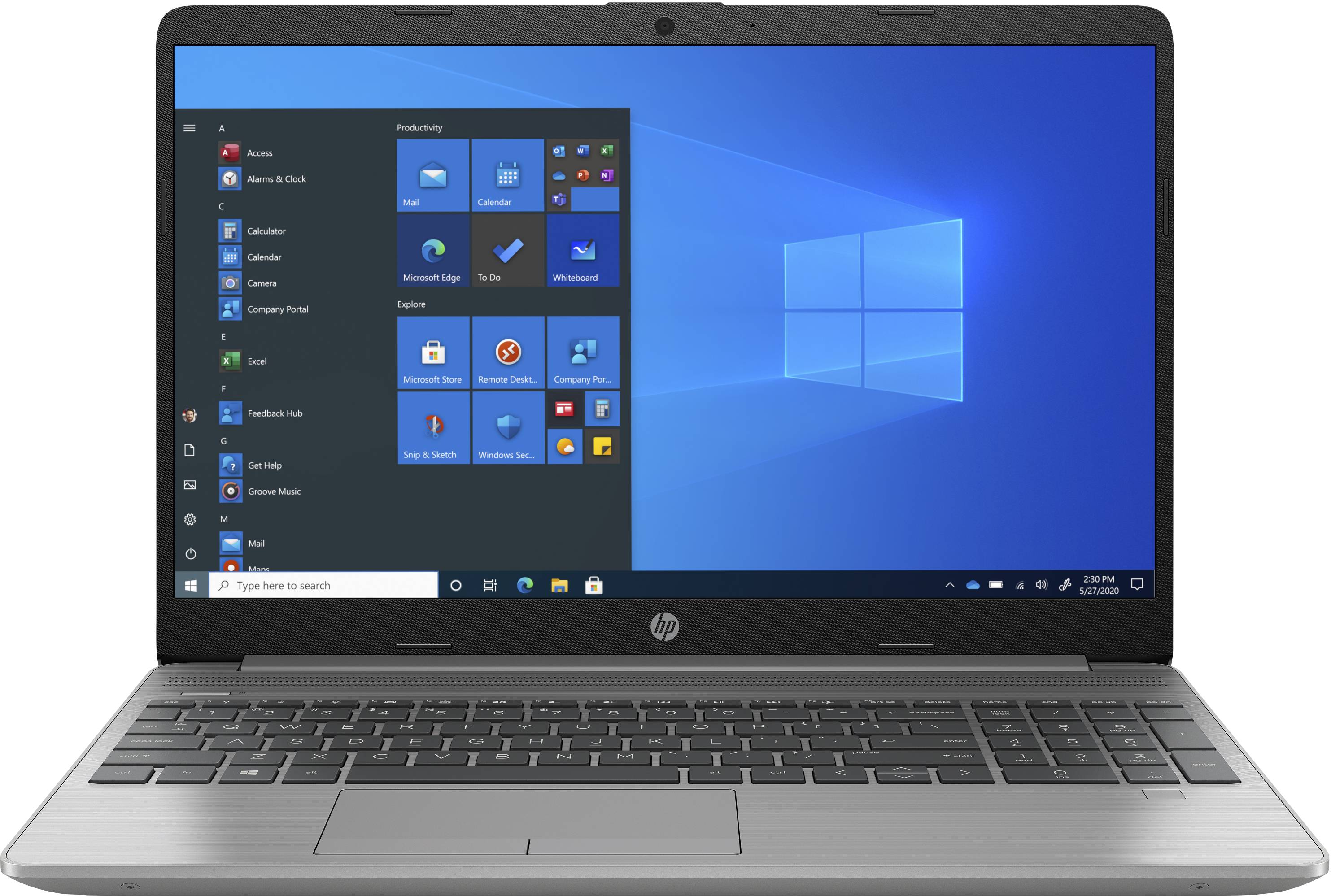 Rca Informatique - Image du produit : HP 250 15.6IN I7-1065G7 8GB 256GB NOOD W10PRO