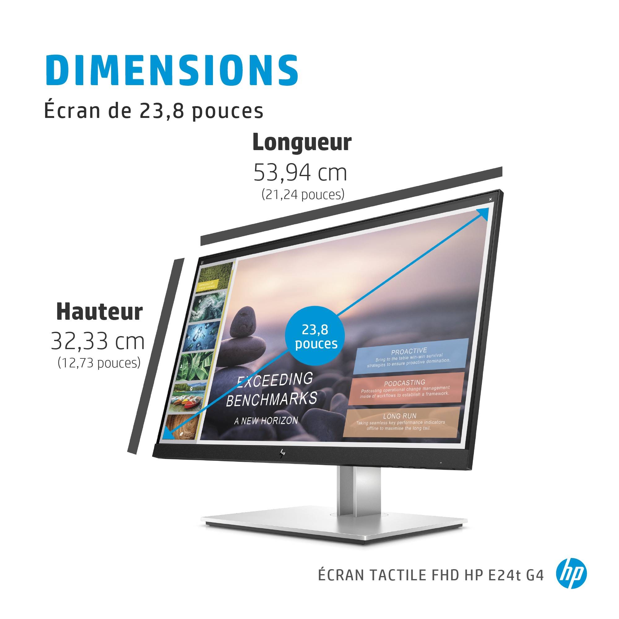 Rca Informatique - image du produit : E24T G4 FHD TOUCH MONITOR EUROP HP - PSG TOP CONFIG