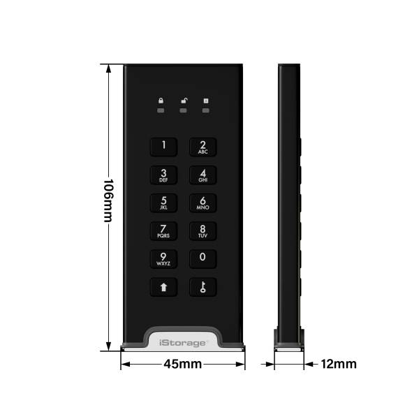 Rca Informatique - image du produit : DISKASHUR M2 USB3 256-BIT 1TB - FIPS 140-3 PENDING