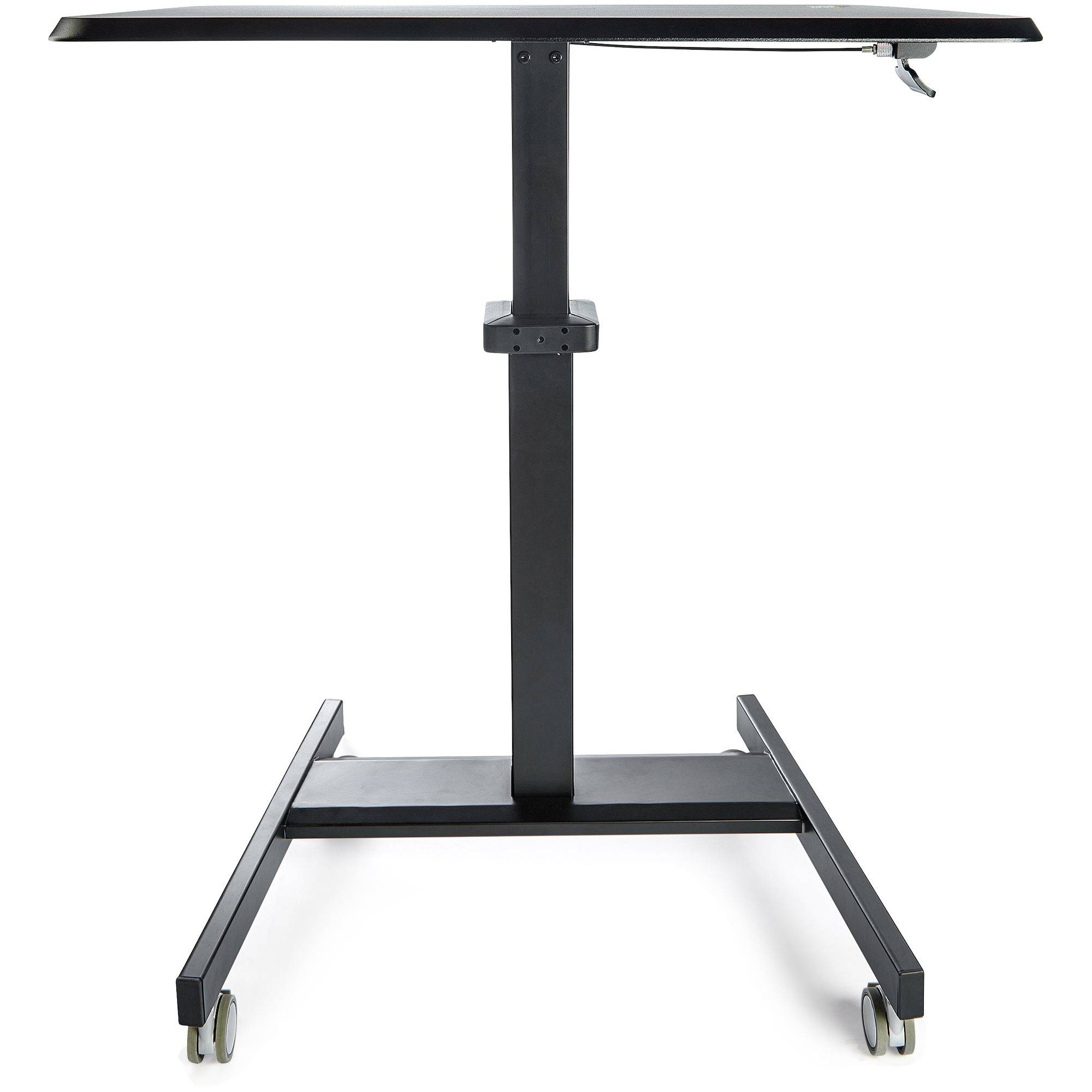 Rca Informatique - image du produit : MOBILE STANDING DESK - PORTABLE SIT STAND ERGONOMIC ROLLING CART