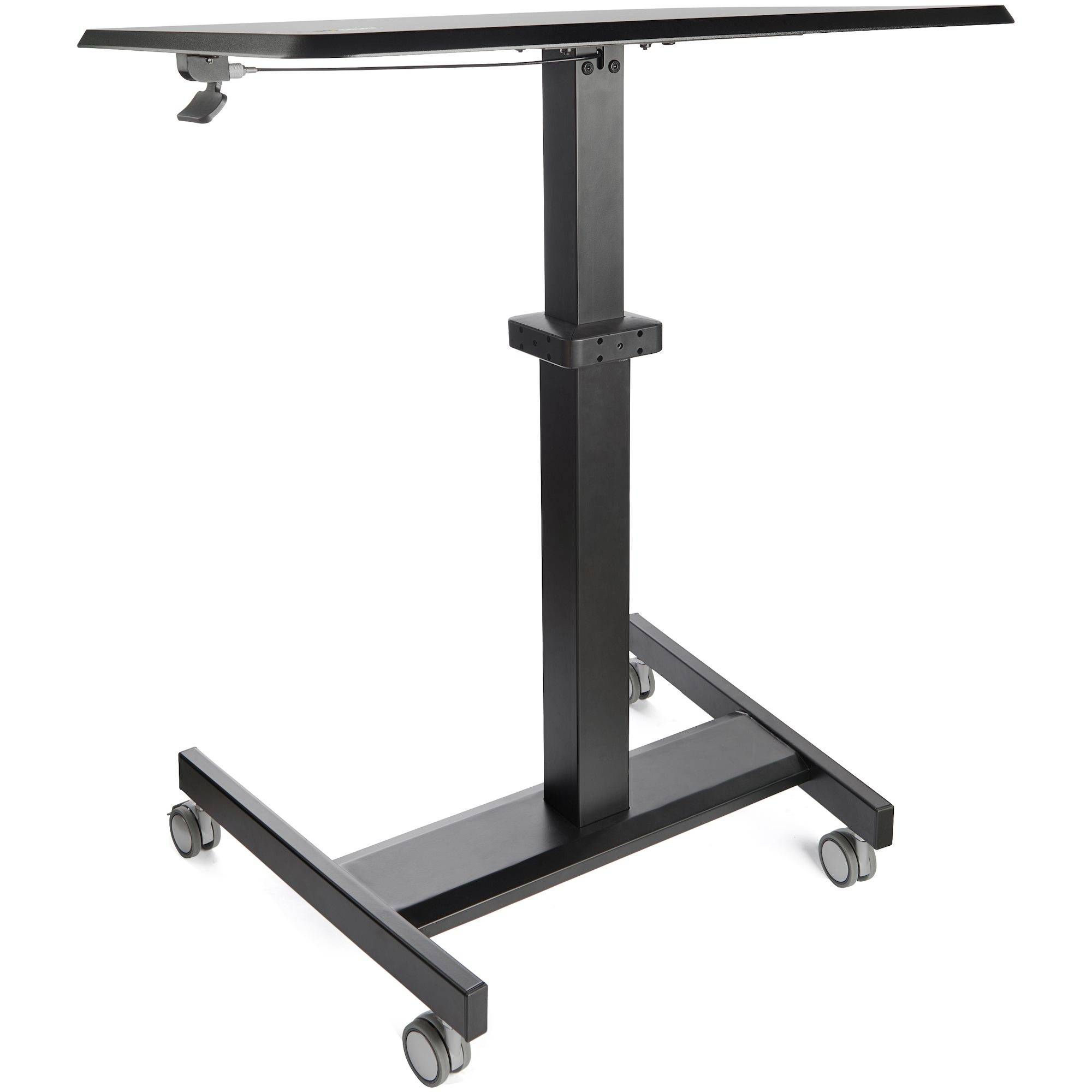 Rca Informatique - image du produit : MOBILE STANDING DESK - PORTABLE SIT STAND ERGONOMIC ROLLING CART