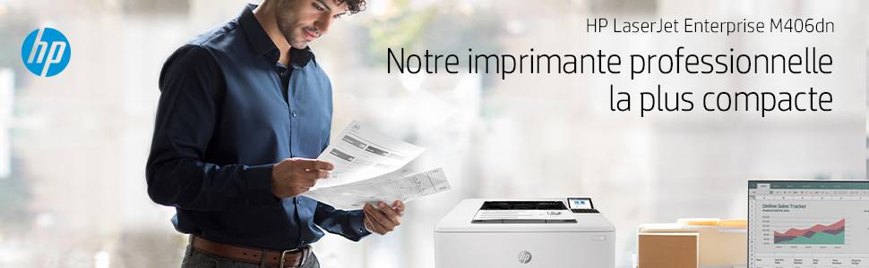 Rca Informatique - image du produit : LASERJET M406DN 38PPM A4 128MB 1200DPI USB 2.0