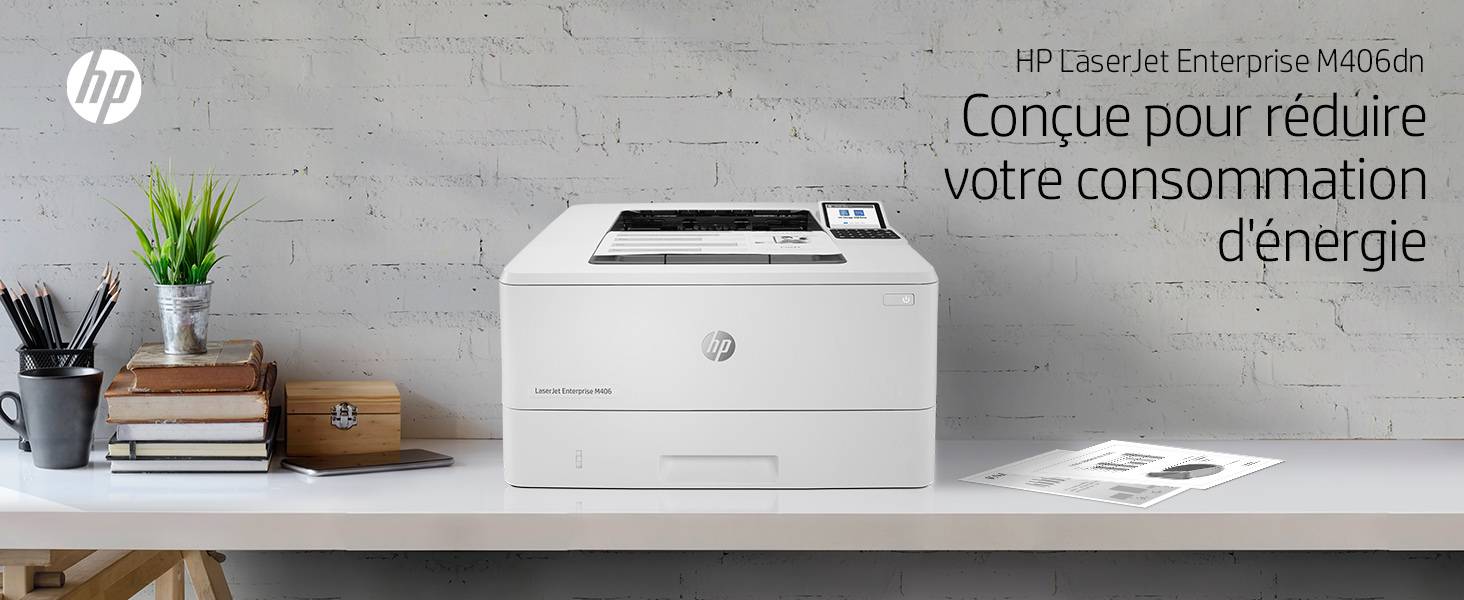 Rca Informatique - image du produit : LASERJET M406DN 38PPM A4 128MB 1200DPI USB 2.0