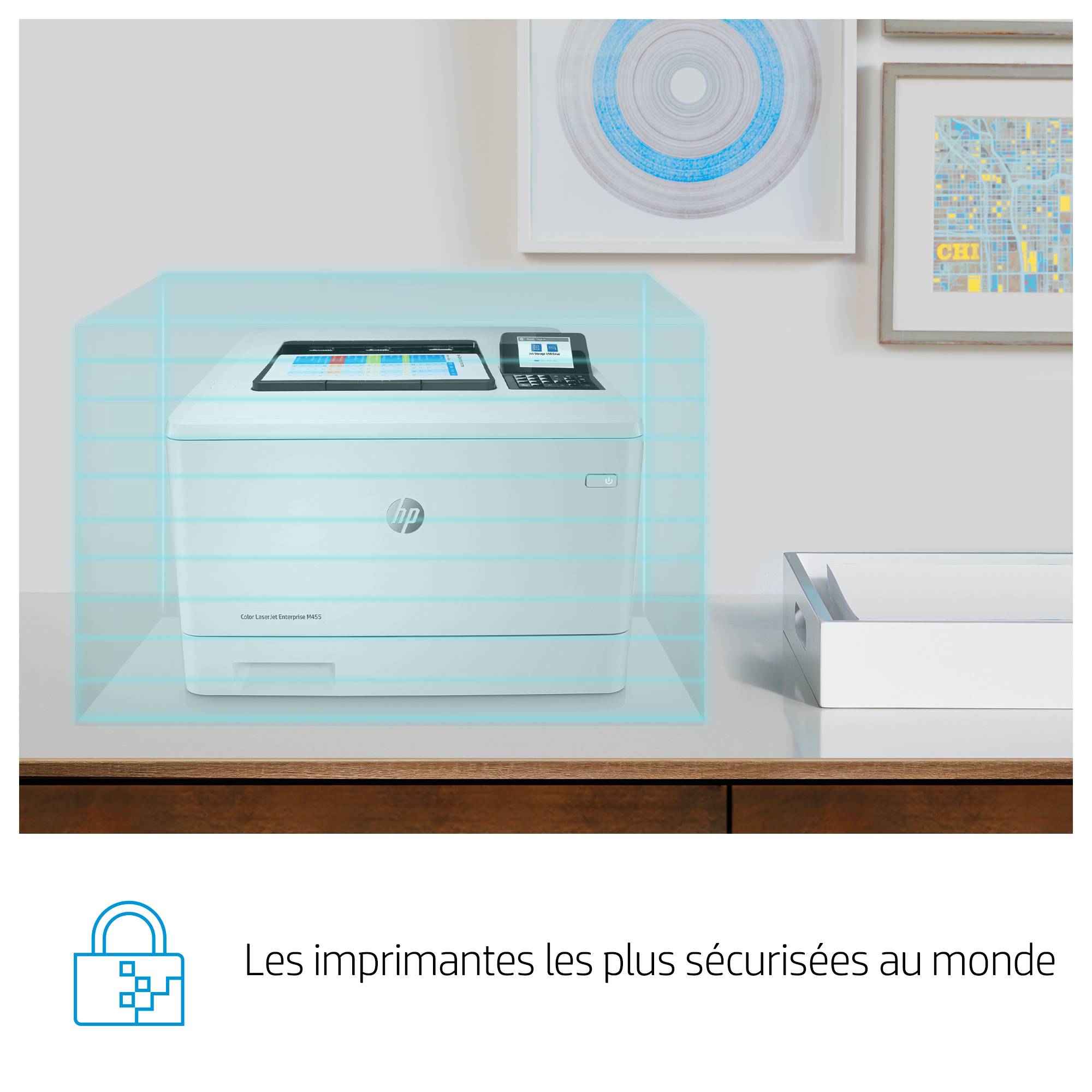 Rca Informatique - image du produit : LASERJET M455DN 25PPM A4 128MB 1200DPI USB 2.0