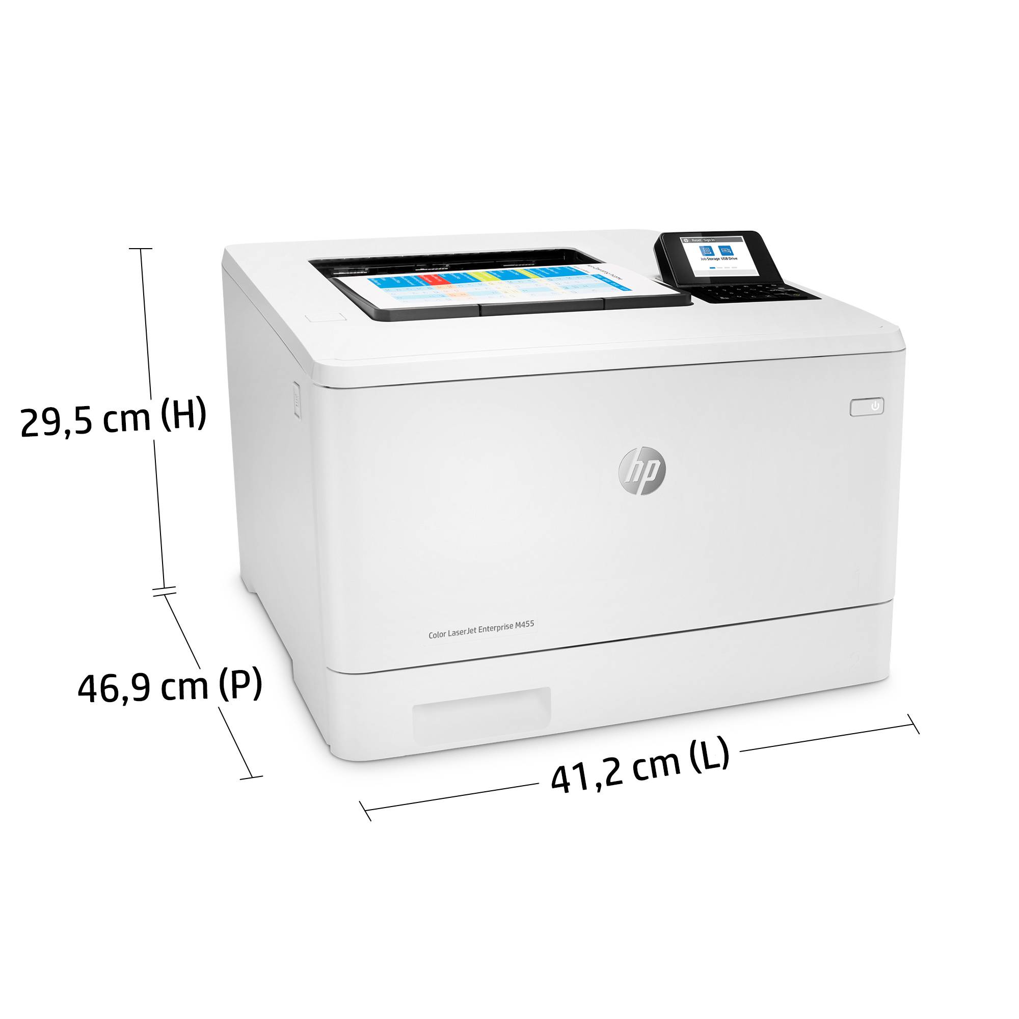 Rca Informatique - image du produit : LASERJET M455DN 25PPM A4 128MB 1200DPI USB 2.0