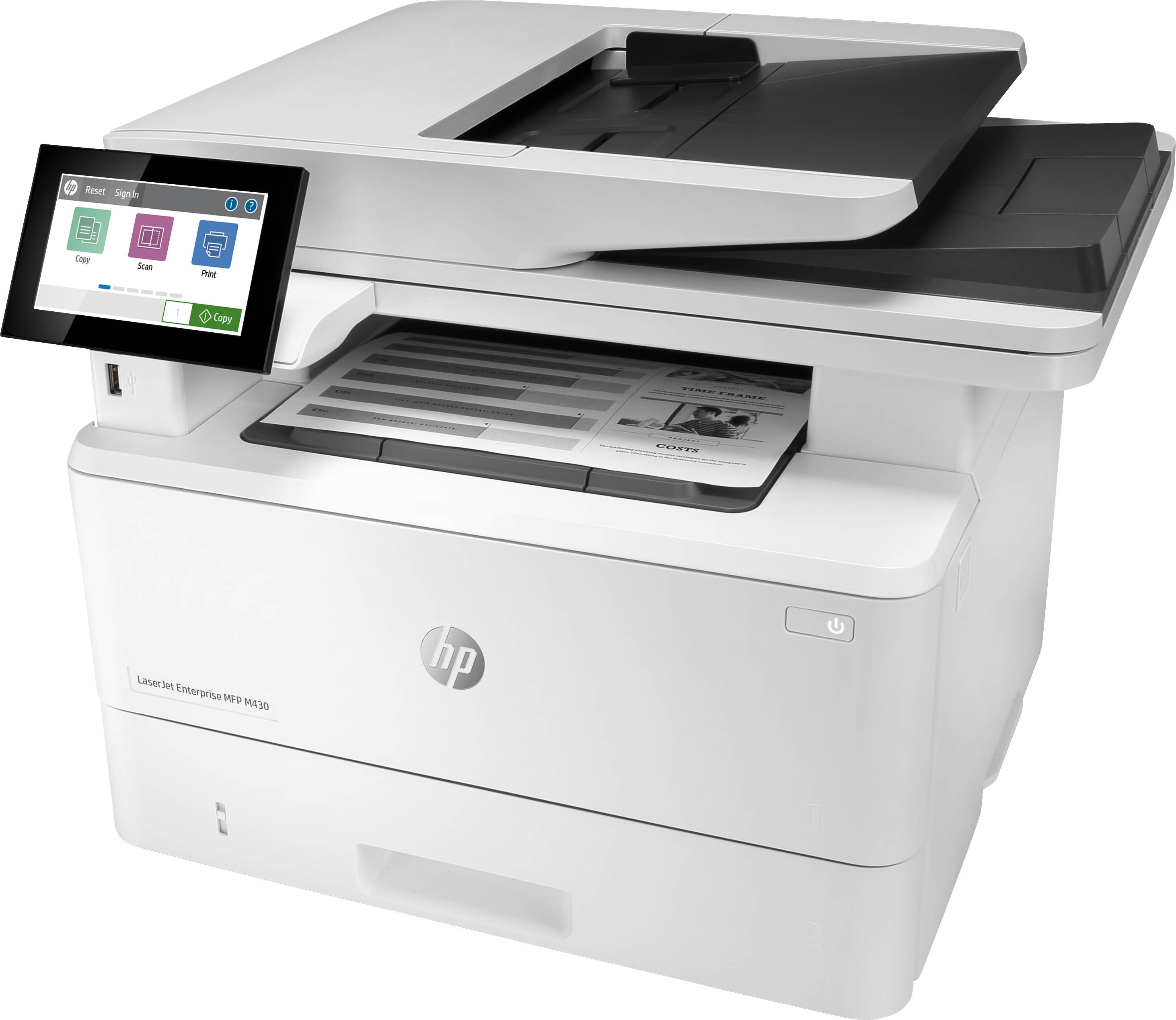 Rca Informatique - image du produit : LASERJET M430F MFP 38PPM A4 128MB 1200DPI USB 2.0