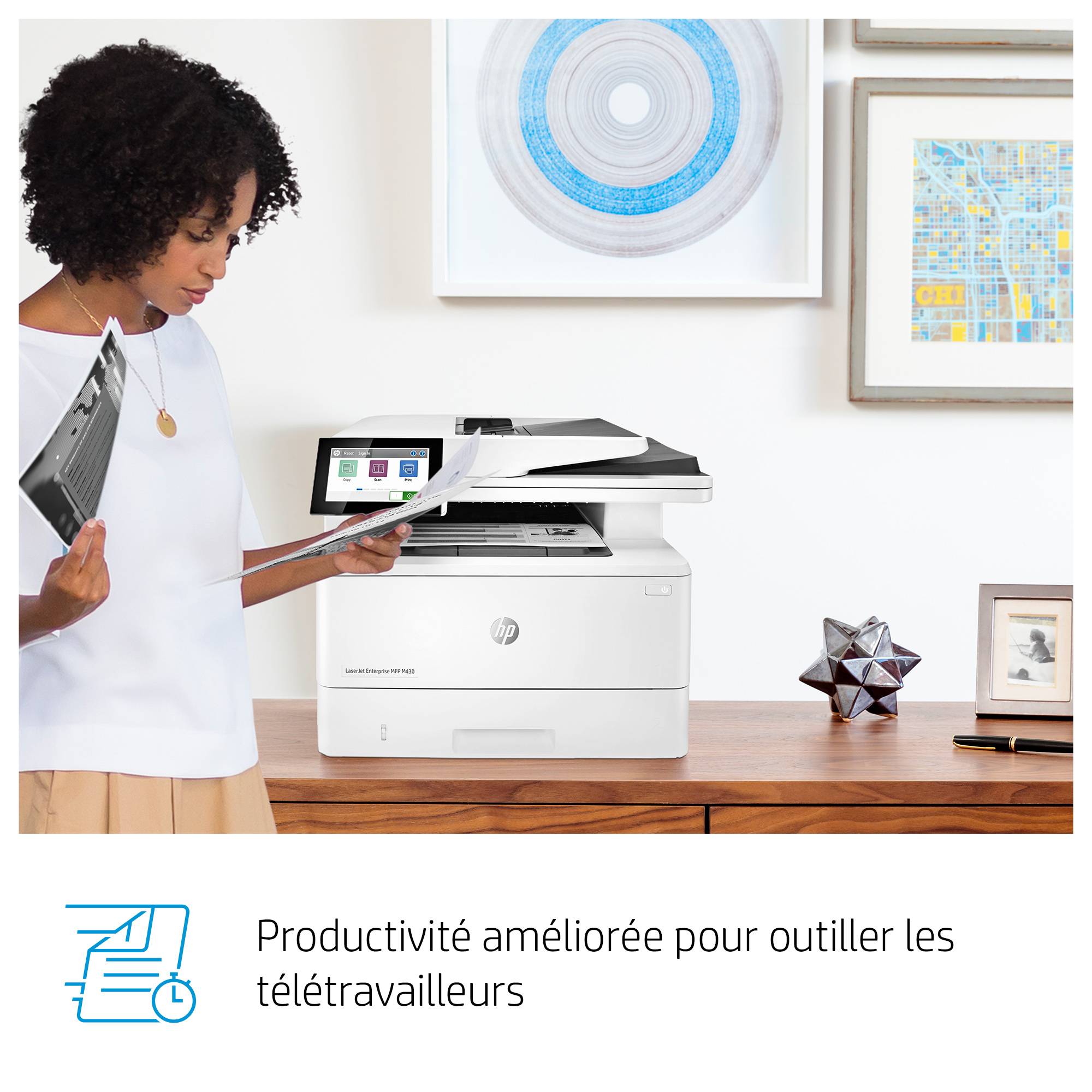 Rca Informatique - image du produit : LASERJET M430F MFP 38PPM A4 128MB 1200DPI USB 2.0