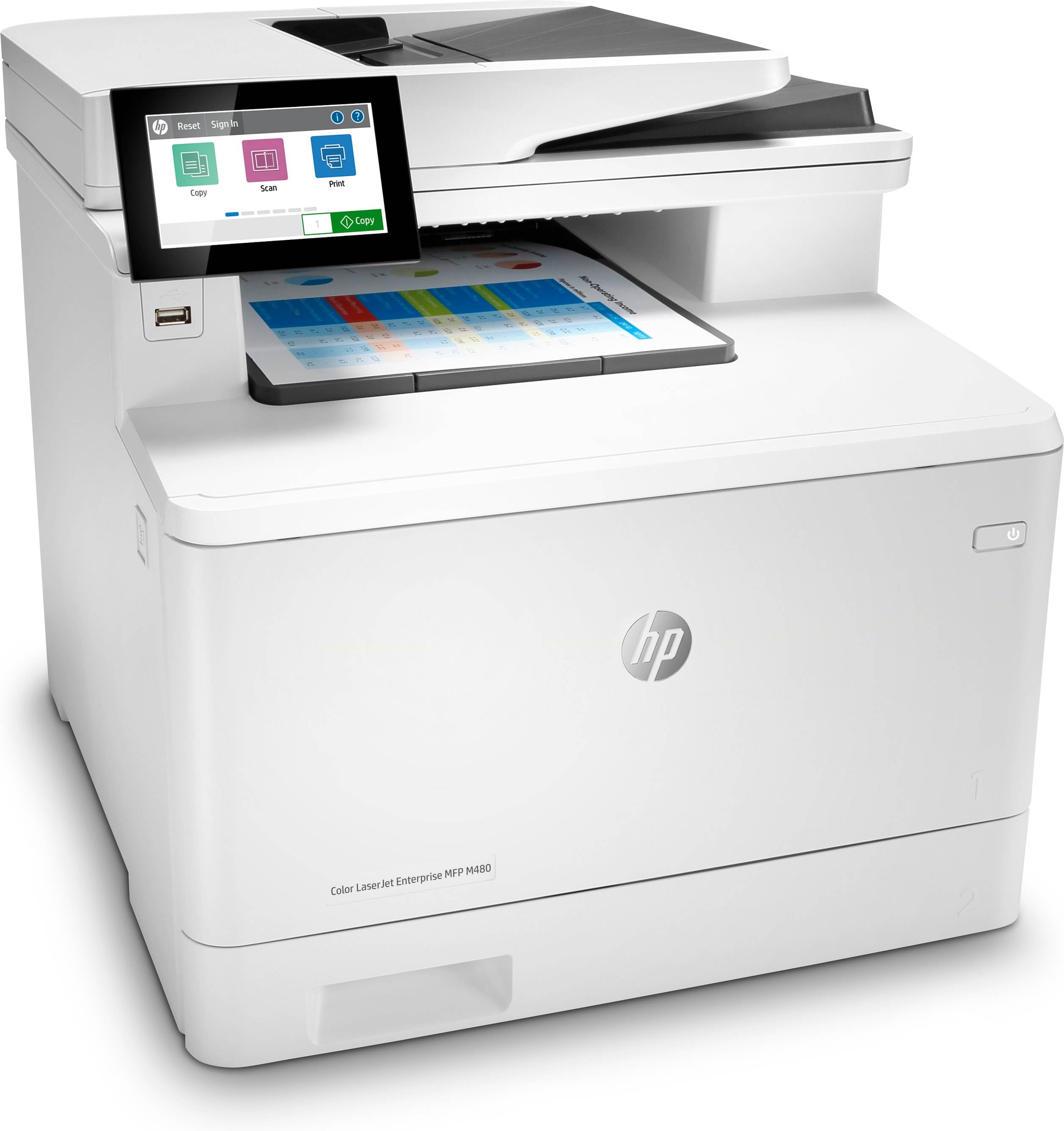 Rca Informatique - image du produit : LASERJET M480F MFP 24PPM A4 128MB 600DPI USB 2.0