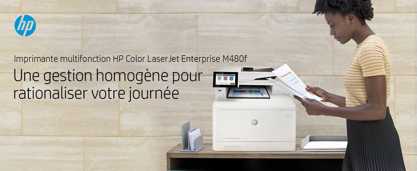 Rca Informatique - image du produit : LASERJET M480F MFP 24PPM A4 128MB 600DPI USB 2.0