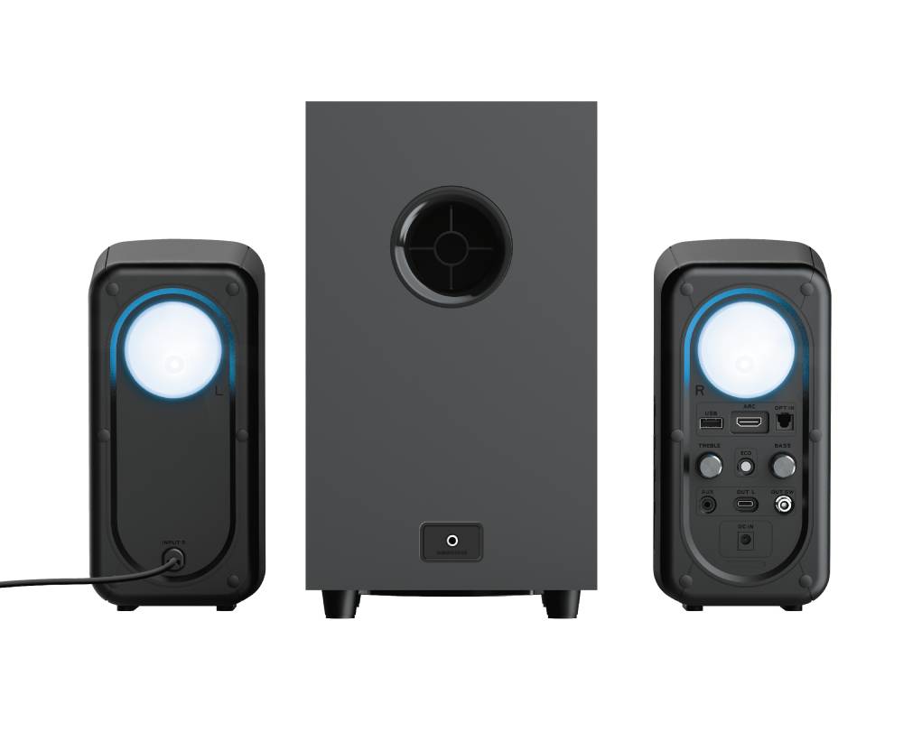 Rca Informatique - image du produit : RUMAX 2.1 RGB BT SPEAKERS GXT635 BQ 16