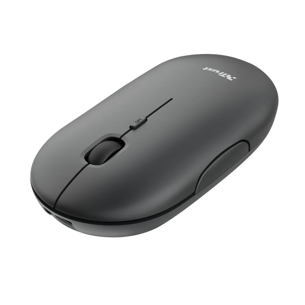 Rca Informatique - image du produit : BLACK ULTRA-THIN RECHARGEABLE WIRELESS MOUSE BQ 60