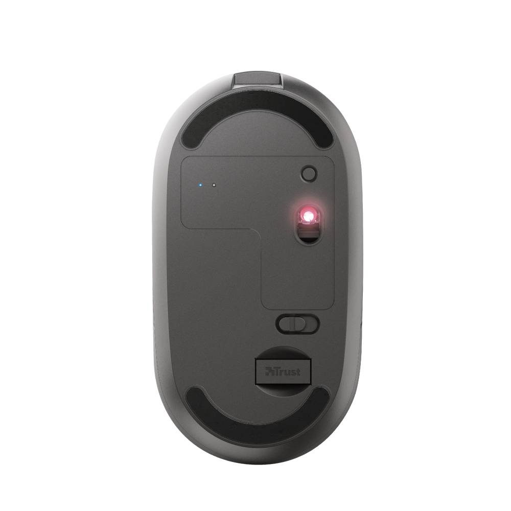 Rca Informatique - image du produit : BLACK ULTRA-THIN RECHARGEABLE WIRELESS MOUSE BQ 60