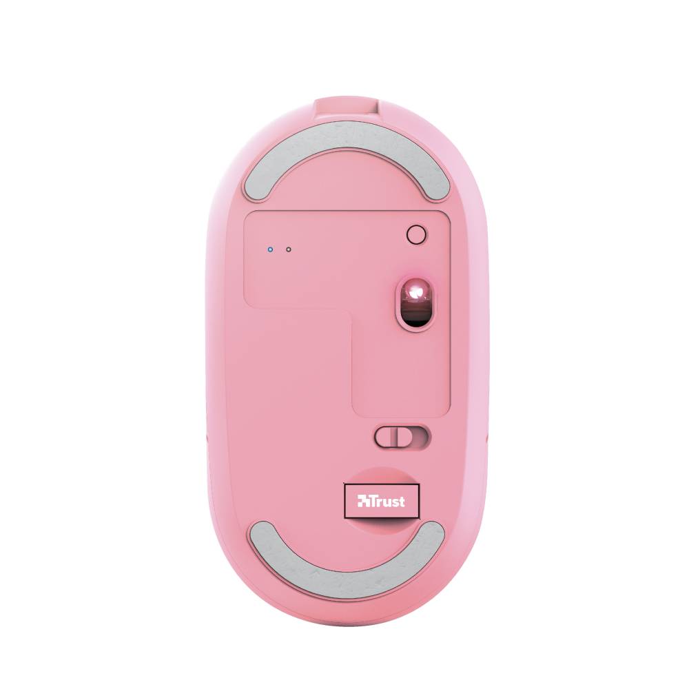 Rca Informatique - image du produit : WIRELESS RECHARGEABLE ULTRA THIN PINK MOUSE BQ 60