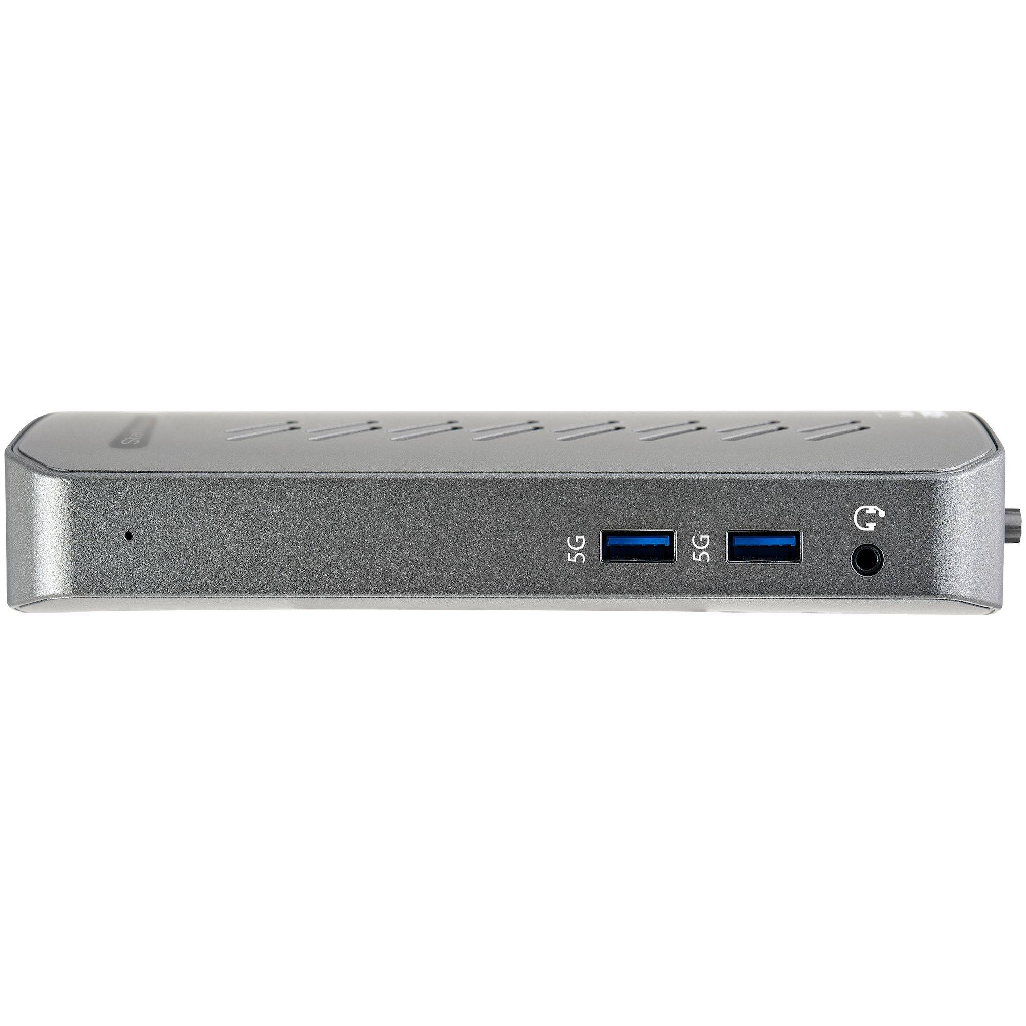 Rca Informatique - image du produit : USB-C USB-A DOCK - HYBRID USB 3.0 DOCK DUAL 4K 60HZ HDMI/DP