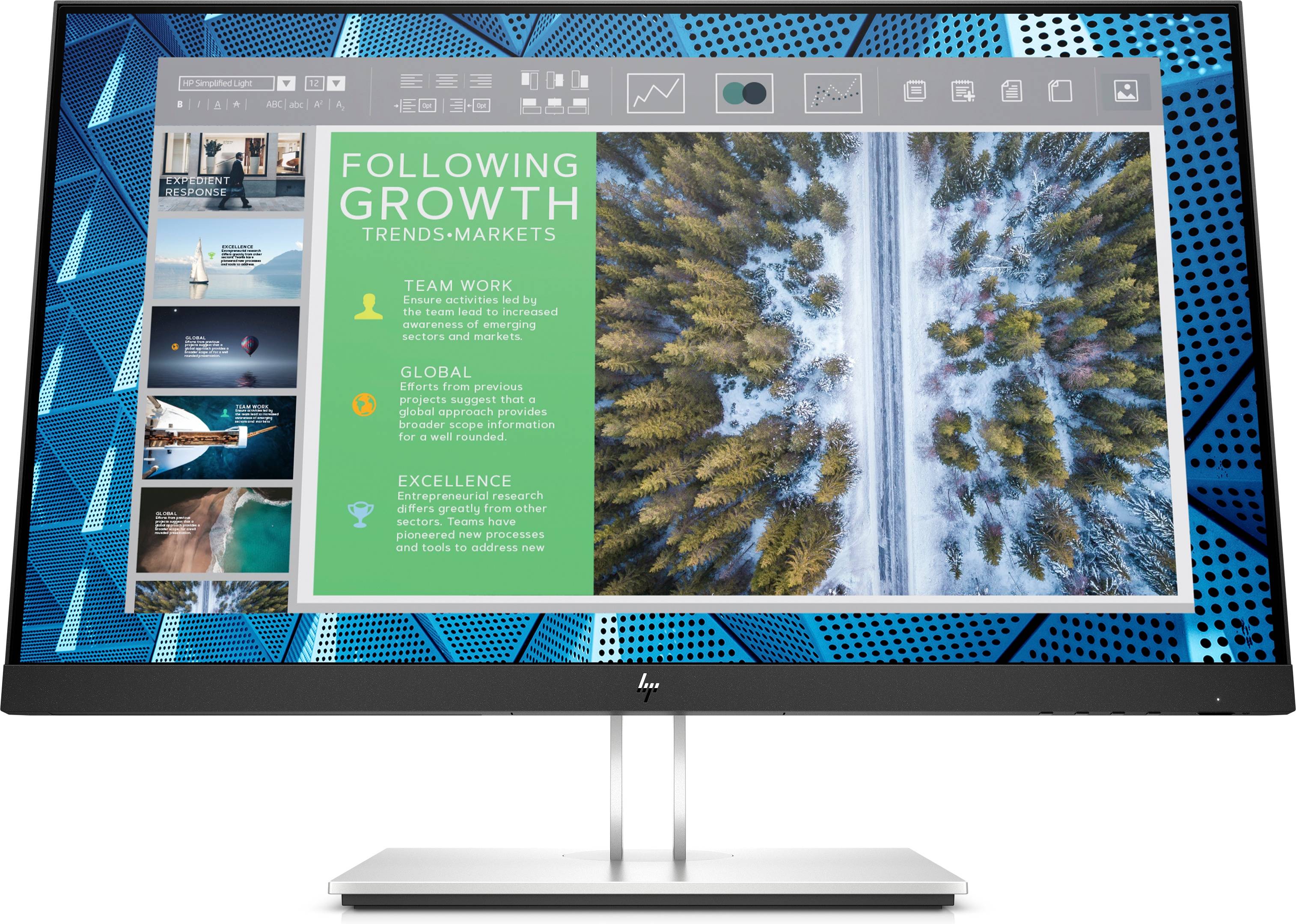 Rca Informatique - image du produit : HP E24Q G4 QHD MONITOR EUROPE HP - PSG TOP CONFIG