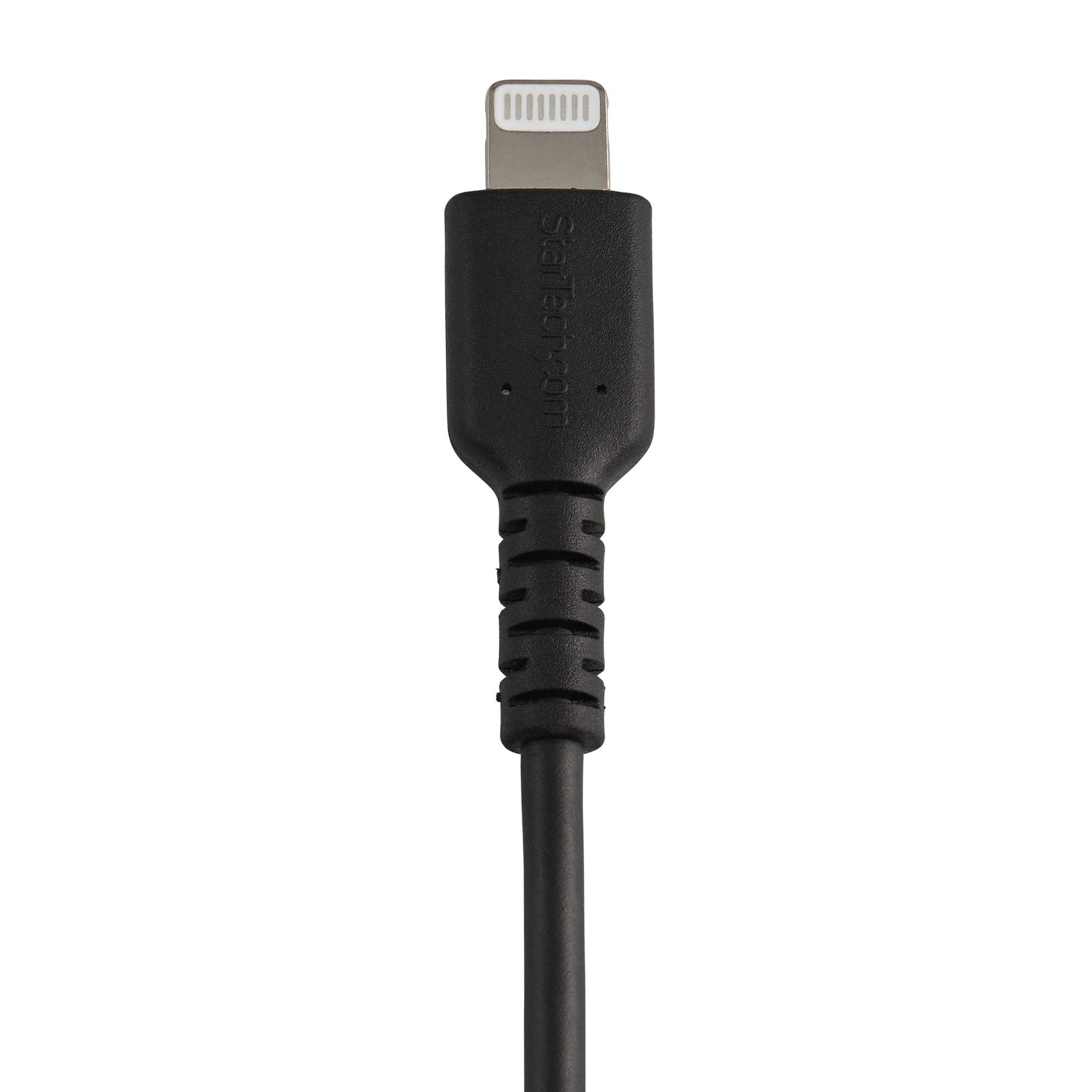 Rca Informatique - image du produit : 15CM USB TO LIGHTNING CABLE APPLE MFI CERTIFIED - BLACK