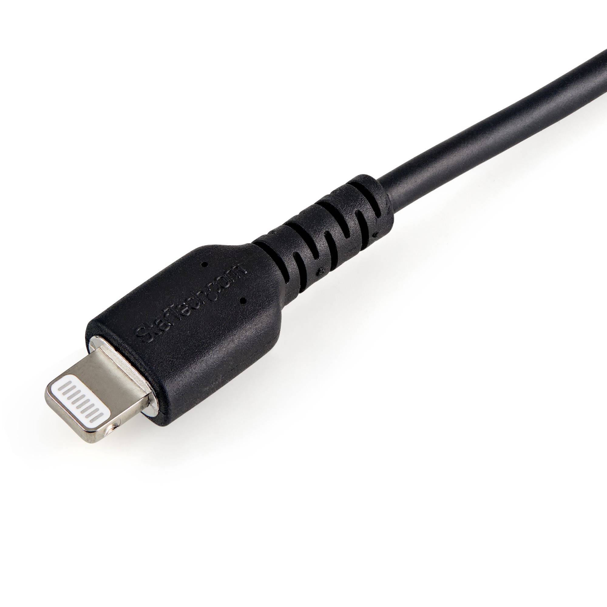 Rca Informatique - image du produit : 30CM USB TO LIGHTNING CABLE APPLE MFI CERTIFIED - BLACK