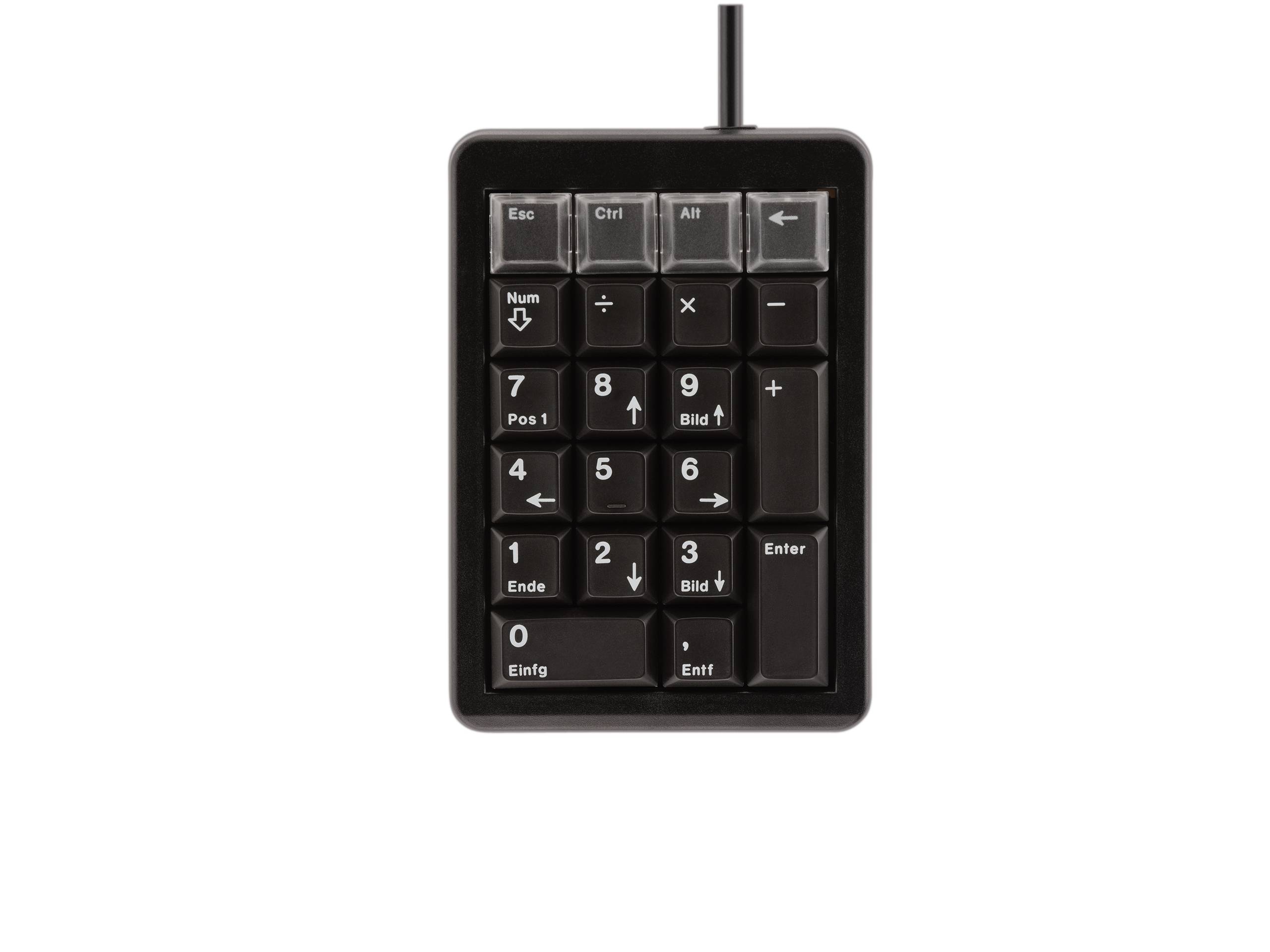 Rca Informatique - image du produit : NUM KEYPAD 21 KEYS BLACK USB.