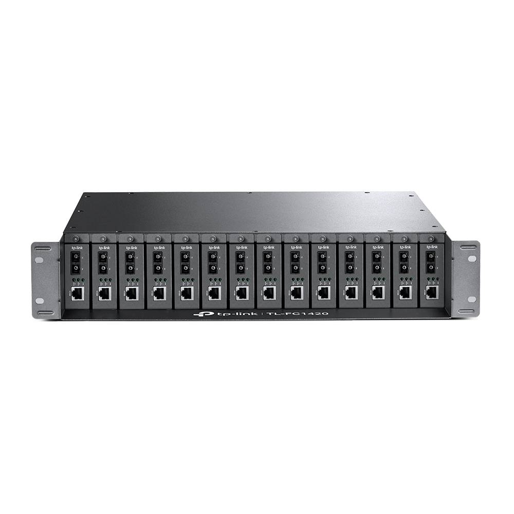 Rca Informatique - image du produit : 14-SLOT MEDIA CONVERTER CHASSIS SPEC 14-SLOT RACKMOUNT FEATURE R