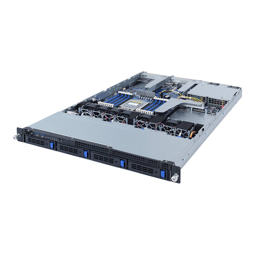 Rca Informatique - Image du produit : AMD BAREBONE R162-ZA0 1U 1XCPU 16XDIMM 4XHDD 3XPCIE 2X800W 80+