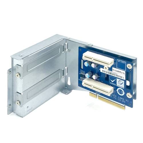 Rca Informatique - Image du produit : RISERCARDMOD 1 X PCIE 3 X8 TO 2XPCIE 3X4 X73AU SHORT DEPTH 2U