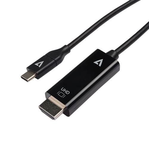 Rca Informatique - image du produit : USB-C TO HDMI 2.0 CABLE 1M BLK VID DATA CABLE 21.6GBPS 4K UHD