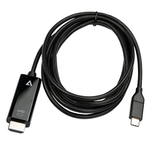 Rca Informatique - image du produit : USB-C TO HDMI 2.0 CABLE 2M BLK VID DATA CABLE 21.6GBPS 4K UHD