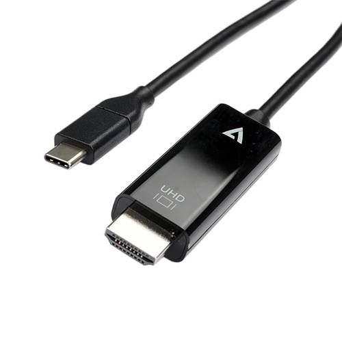 Rca Informatique - image du produit : USB-C TO HDMI 2.0 CABLE 2M BLK VID DATA CABLE 21.6GBPS 4K UHD