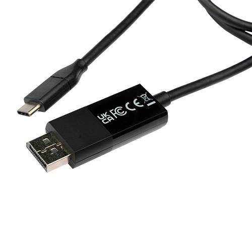 Rca Informatique - image du produit : USB-C TO DISPLAYPORT CABLE 2M VID DATA CABLE 21.6GBPS 4KOUTPUT