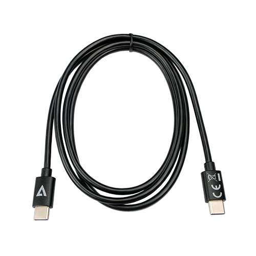 Rca Informatique - image du produit : USB-C 2.0 CABLE 480MBPS 1M BLK USB-C DATA PWR CABLE480MBPS 3A
