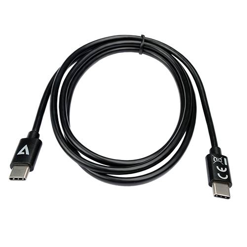 Rca Informatique - image du produit : USB-C 2.0 CABLE 480MBPS 1M BLK USB-C DATA PWR CABLE480MBPS 3A