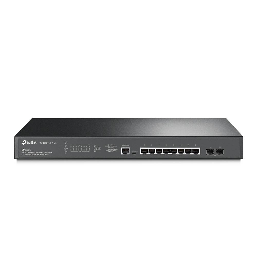 Rca Informatique - Image du produit : 8-PORT 2.5G L2+ MANAGED SWITCH WITH 2 SFP 8X POE+