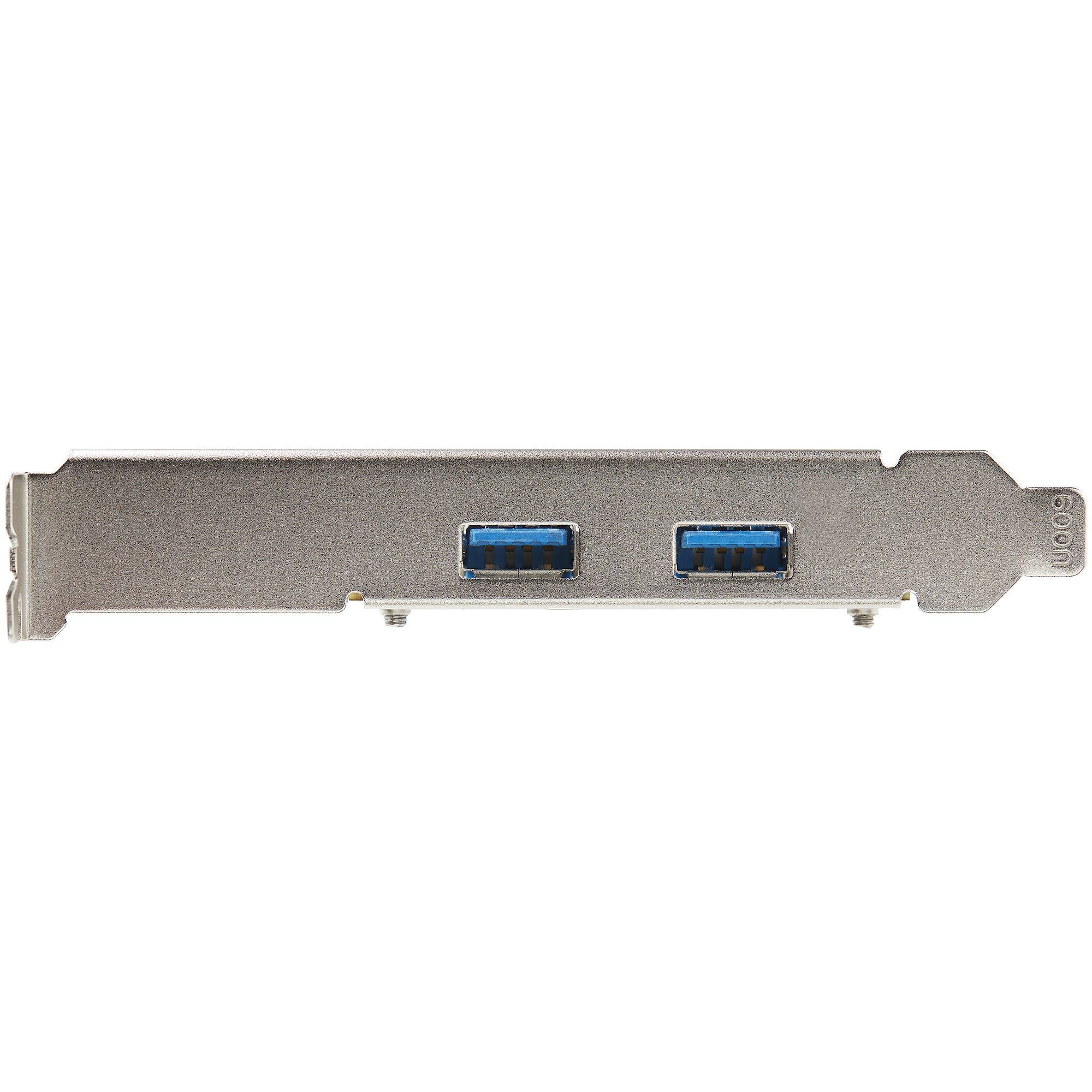 Rca Informatique - image du produit : USB 3.2 GEN 2 PCIE CARD - USB TYPE-A 10GBPS PCI EXPRESS X2