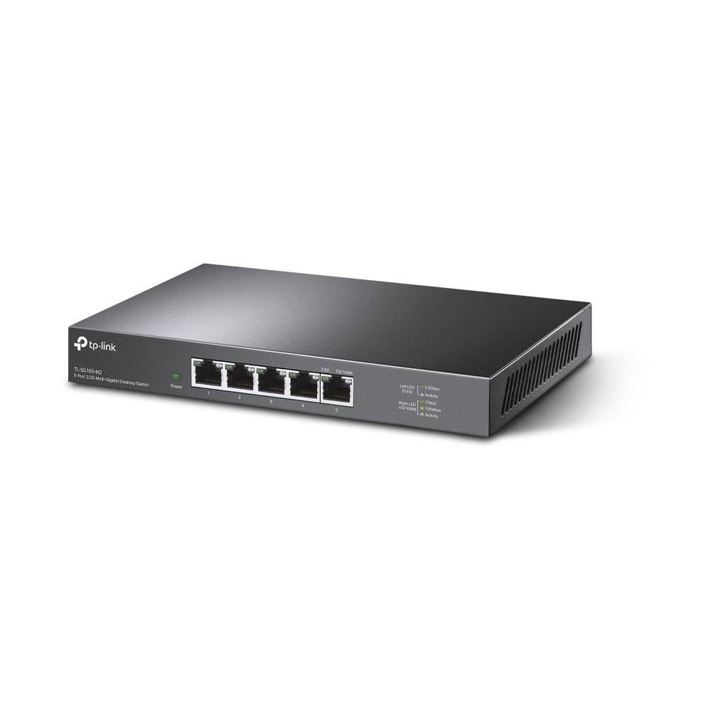 Rca Informatique - Image du produit : 5-PORT 2.5G MULTI-GIGABIT DESKTOP SWITCH 5 2.5G RJ45 PORTS