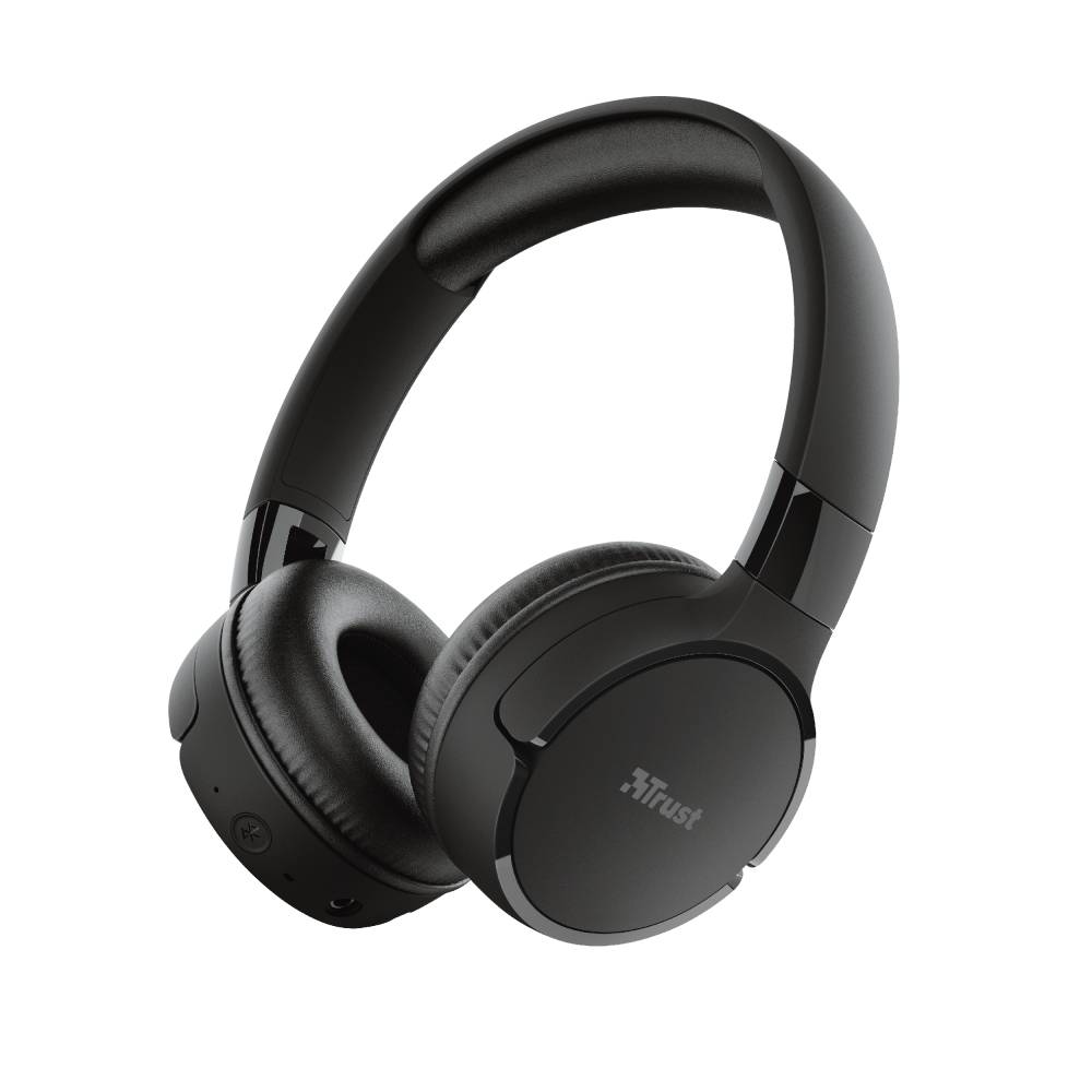 Rca Informatique - image du produit : ZENA WIRELESS HEADPHONES BLACK BQ 12