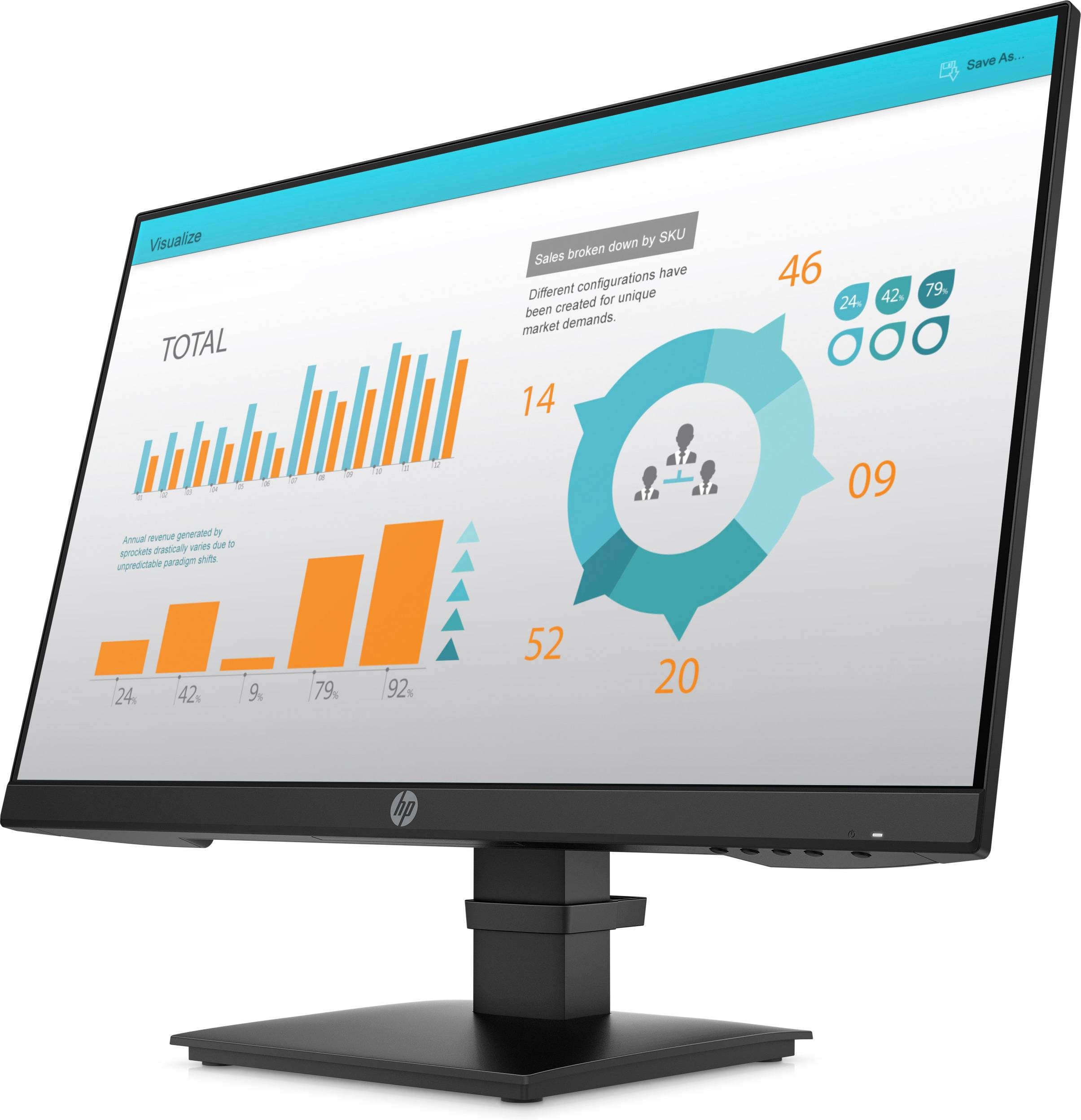 Rca Informatique - image du produit : MNTR P24 G4 FHD EN