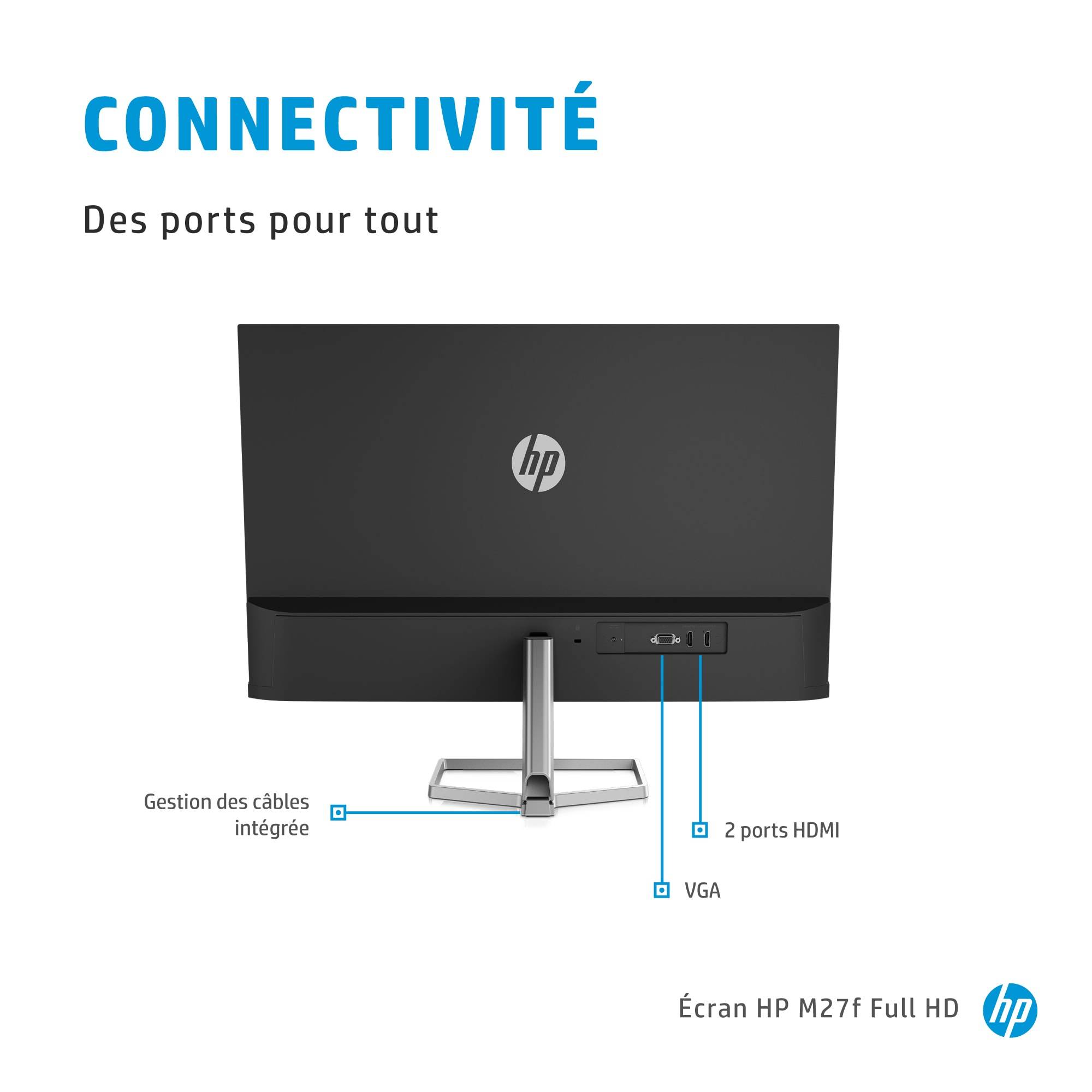 Rca Informatique - image du produit : HP M27F DISPLAY IPS LED AG 1920 X 1080 AMD FREESYNC