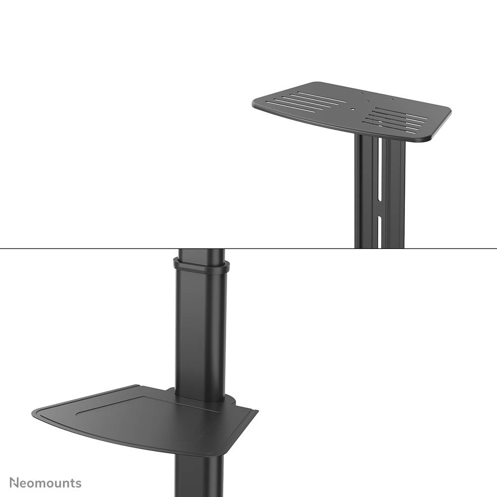 Rca Informatique - image du produit : MOBILE FLAT SCREEN FLOOR STAND (HEIGHT: 130-162 CM)