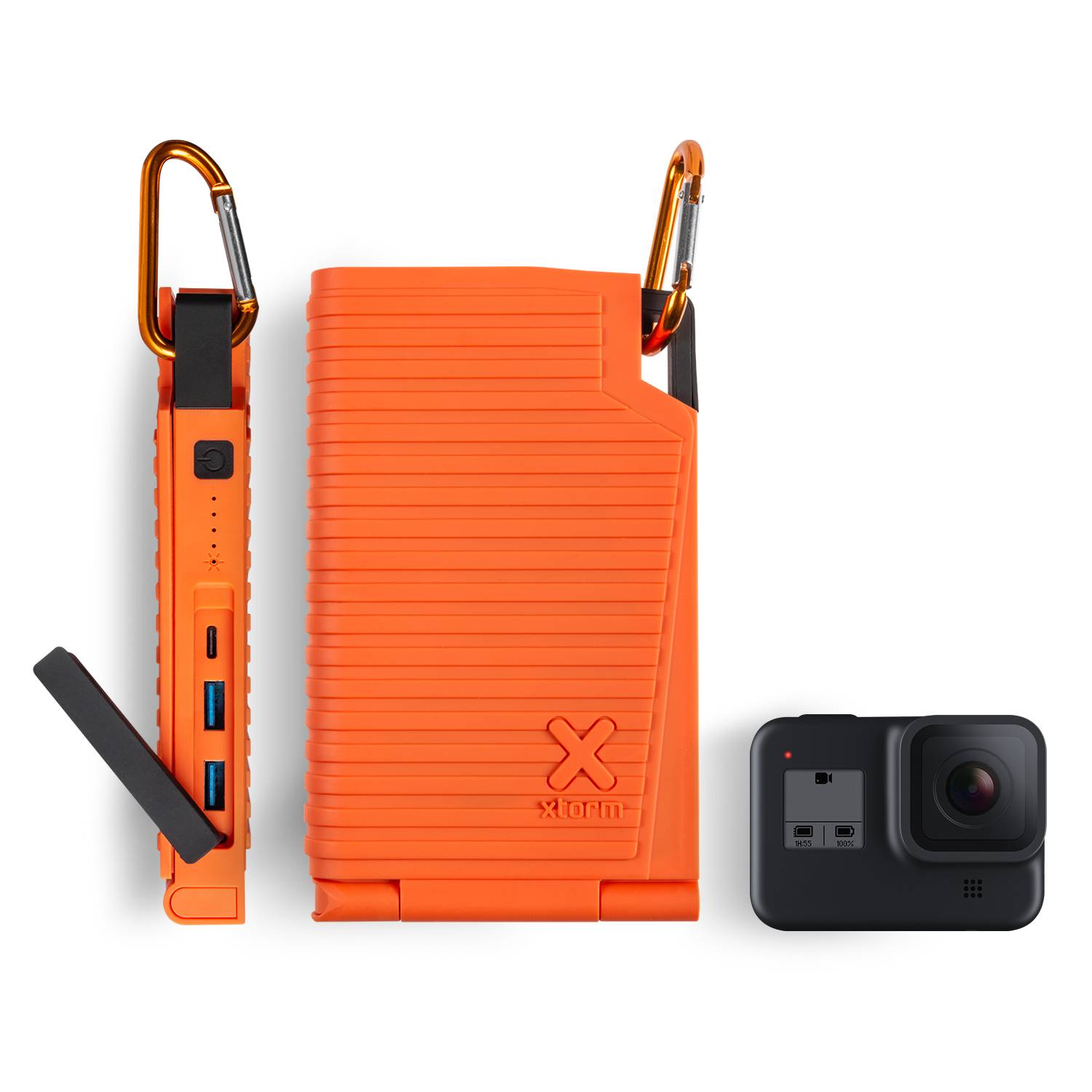 Rca Informatique - image du produit : SOLAR SUPER CHARGER 20W 10KMAH XTORM - BLACK/ORANGE