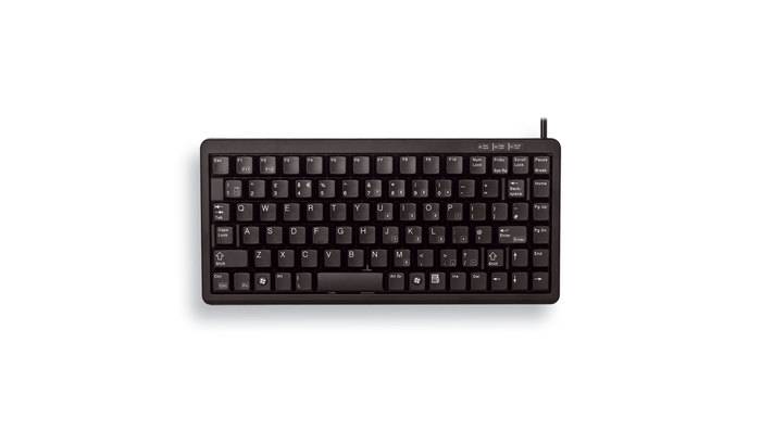 Rca Informatique - Image du produit : COMPACT KEYBOARD G84-4100 EU BLACK USB PS/2 US-ENGL INTL