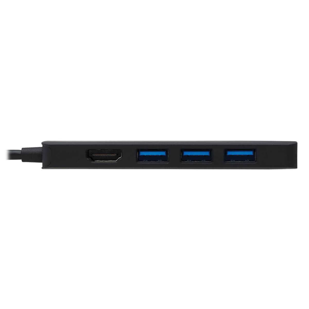 Rca Informatique - image du produit : USB-C MULTIPORT ADAPTER - 4K 60 HZ HDMI 3 USB-A HUB PORTS 100W P