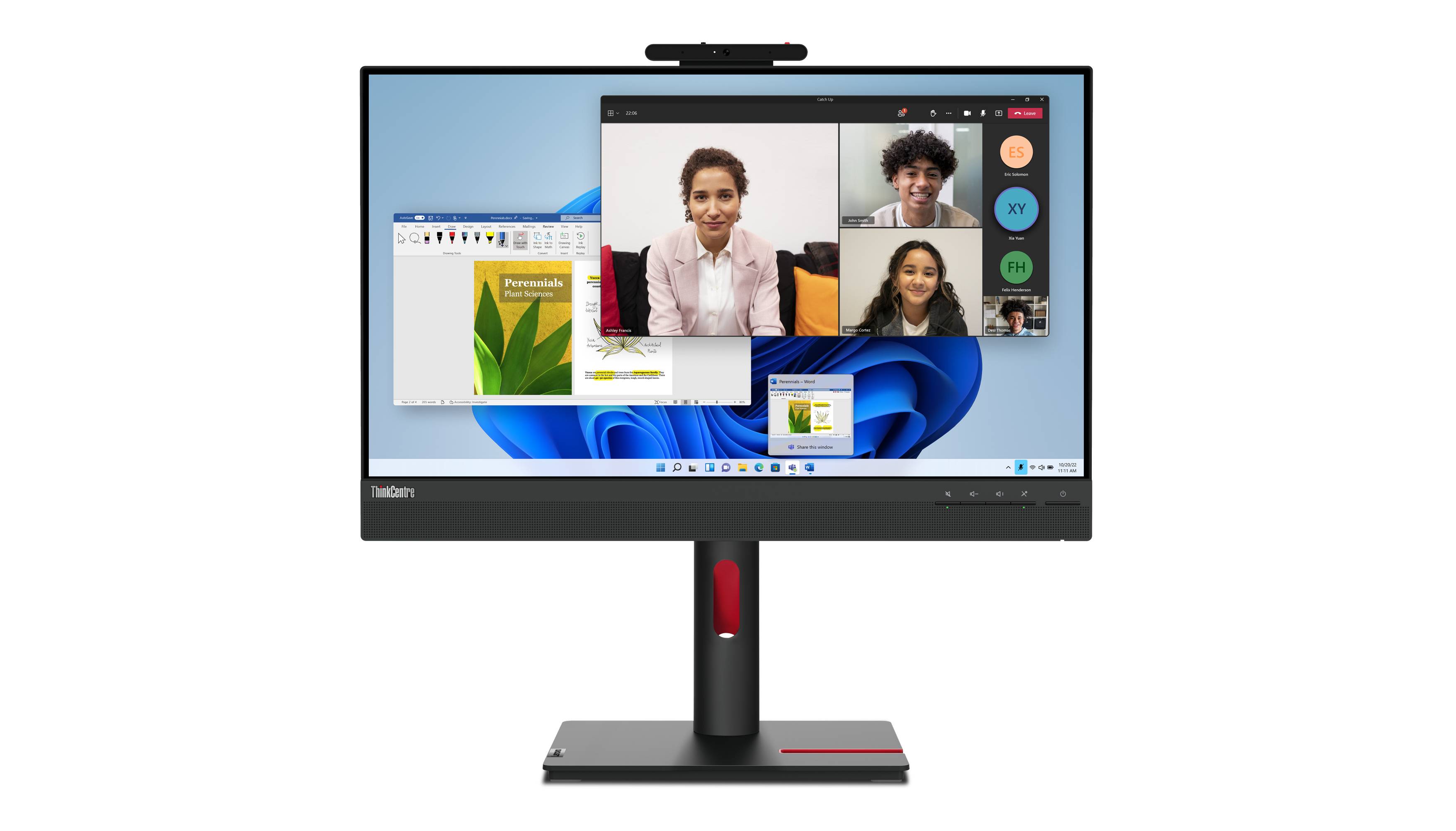 Rca Informatique - image du produit : THINKVISION TIO 24 G5 23.8 FHD IPS 16:9 250CD/M L THINKRED