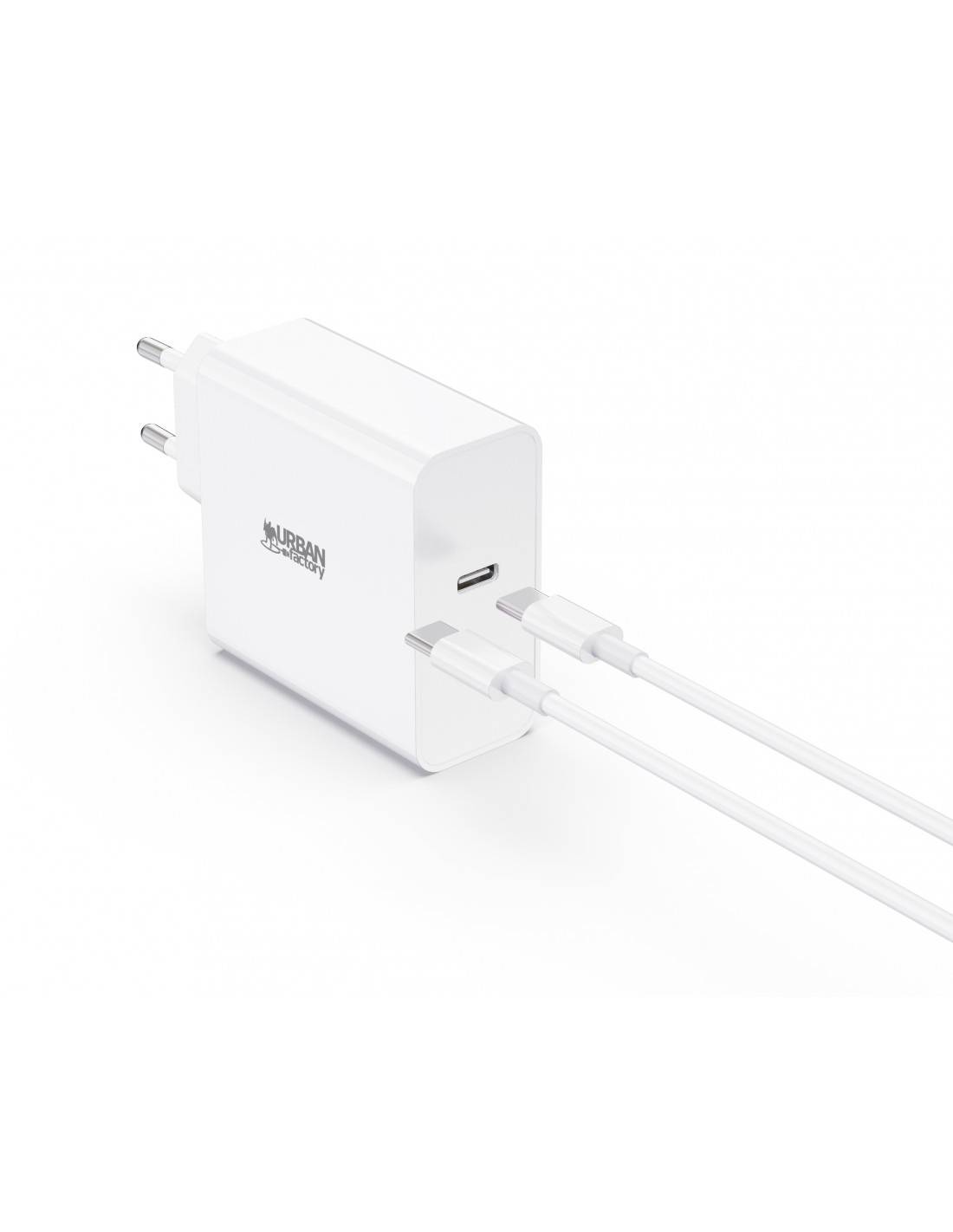 Rca Informatique - image du produit : 65WATTS (EU) USB-C MAINS CHARGER WHITE 1X USB-C INPUT USB