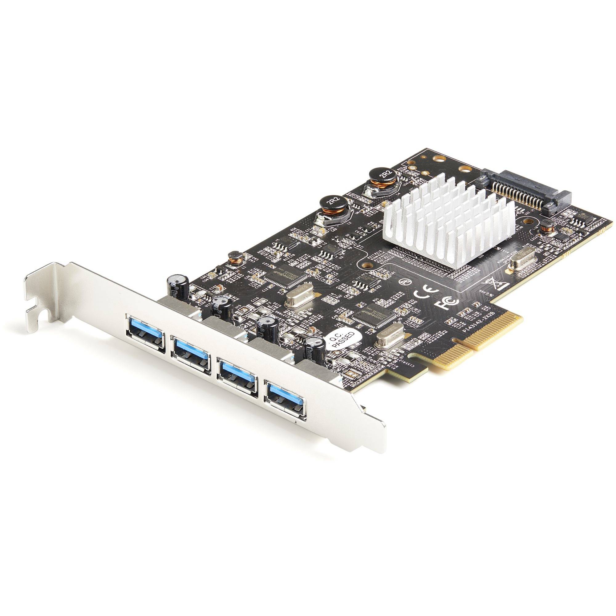 Rca Informatique - Image du produit : USB 3.2 GEN 2 PCIE CARD - USB TYPE-A 10GBPS PCI EXPRESS X4