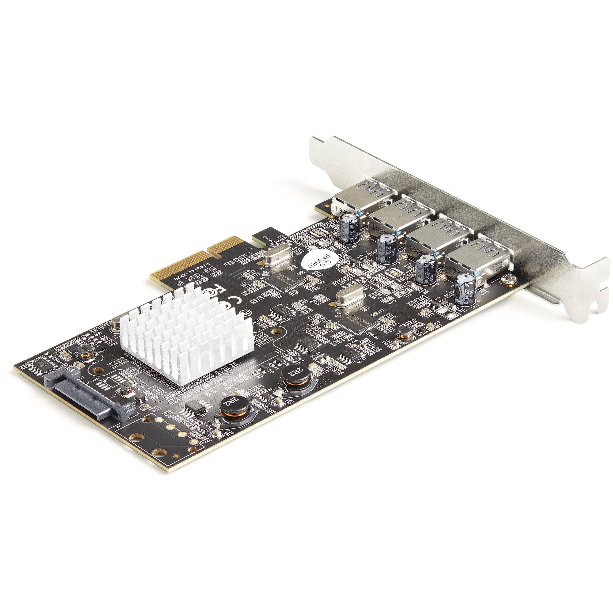 Rca Informatique - image du produit : USB 3.2 GEN 2 PCIE CARD - USB TYPE-A 10GBPS PCI EXPRESS X4
