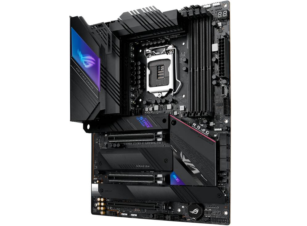 Rca Informatique - image du produit : ROG STRIX Z590-E GAMING WIFI ATX+GLN+U3.2+M2 SATA6+4XDDR4