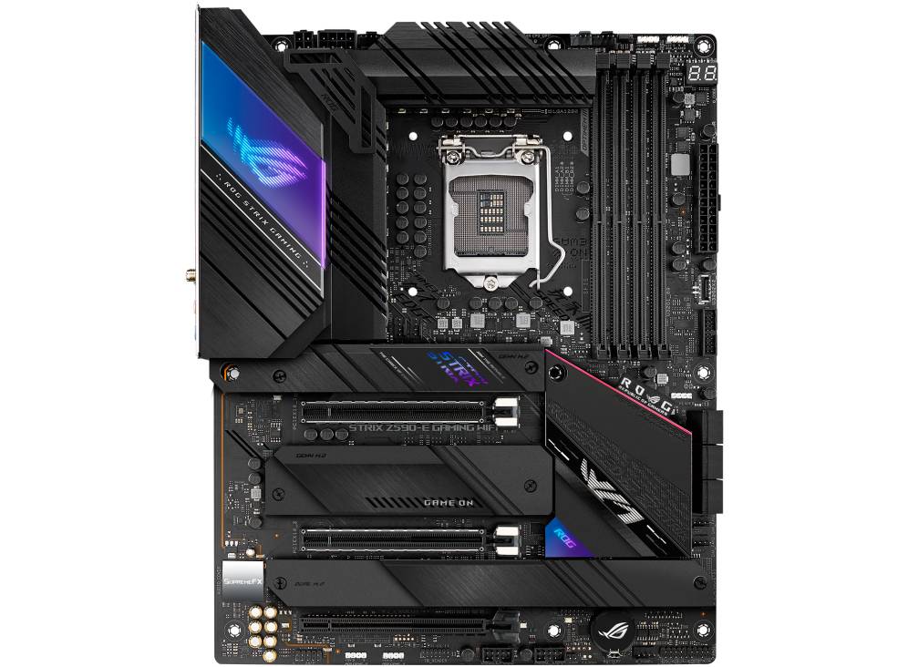 Rca Informatique - Image du produit : ROG STRIX Z590-E GAMING WIFI ATX+GLN+U3.2+M2 SATA6+4XDDR4