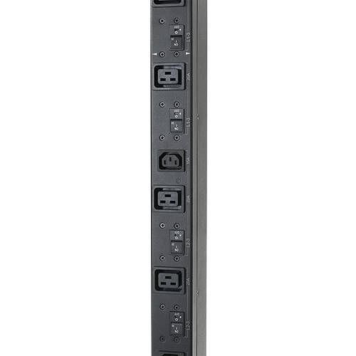 Rca Informatique - image du produit : RACK PDU BASIC ZERO U 14.4KW/ 208 V/ (6) C H TEMP