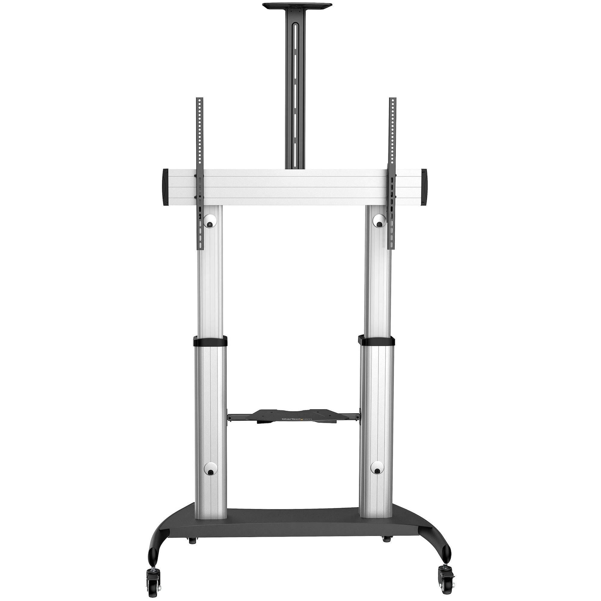 Rca Informatique - image du produit : MOBILE TV CART - 60 TO 100IN TVS - HEIGHT ADJUSTABLE LOCKABLE