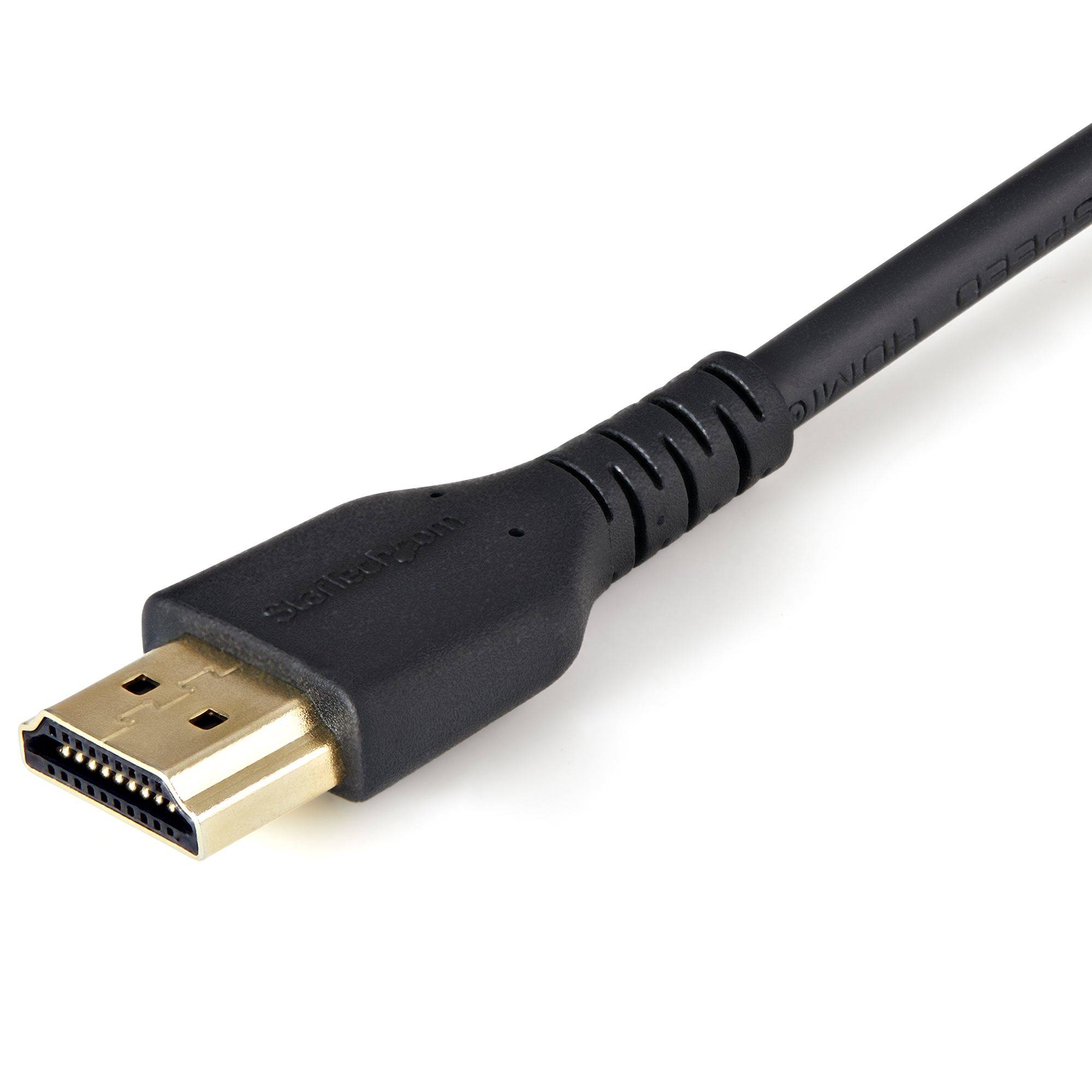 Rca Informatique - image du produit : 2 M HDMI 2.0 CABLE - TOP SCREW LOCK CONNECTOR